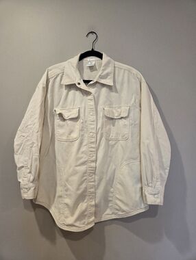 OFFLINE by AERIE Light Cream Utility Overshirt Jacket